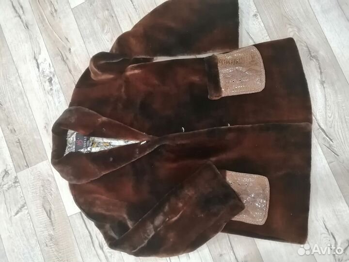 Шуба мутоновая 44