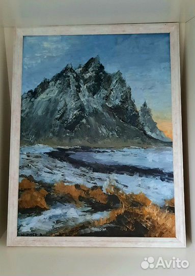 Картина маслом, пейзаж 