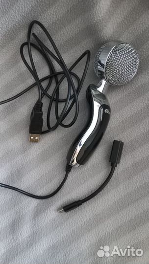 Настольный микрофон Ritmix RDM 127 USB black