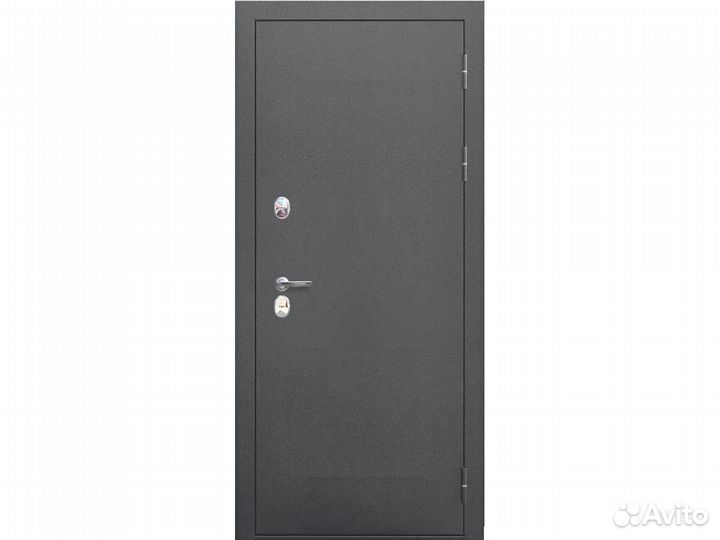 Двеpь c теpморaзрывом Изотерма Серебро Белый софт