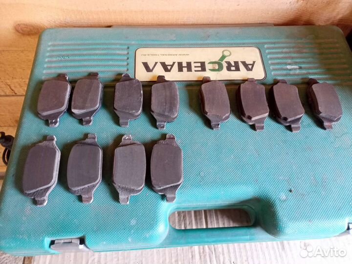 3 комплекта задних тормозных колодок vesta cross