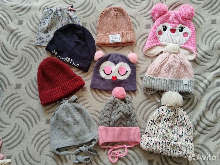 Шапки на девочку осень-зима