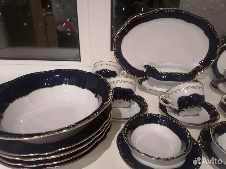 Сервиз чайный Венгрия антиквариат новый