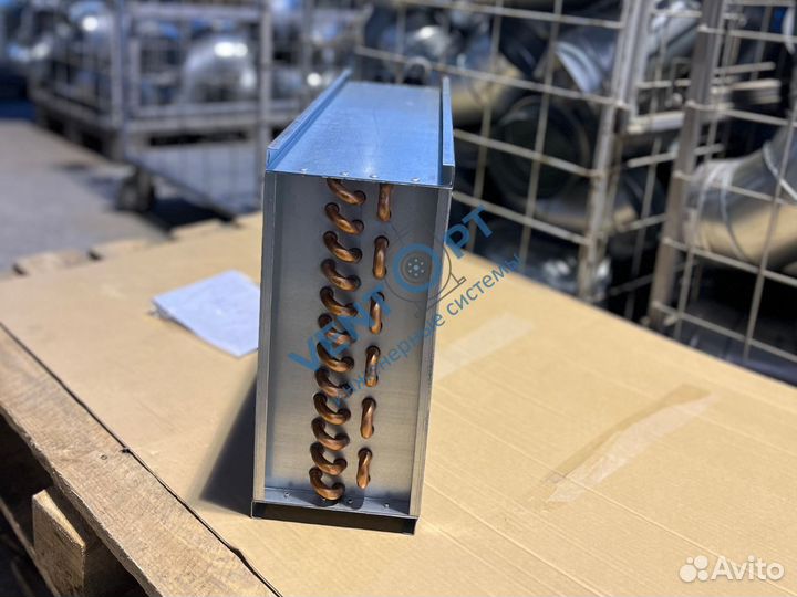 Водяной нагреватель +для прямоугольных каналов whr