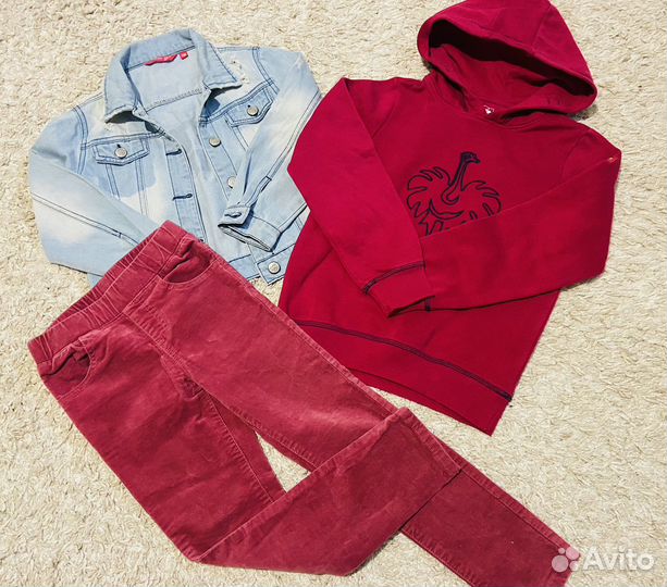 Фирменные вещи пакетом 116-122