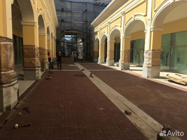 Укладка тротуарной плитки под ключ