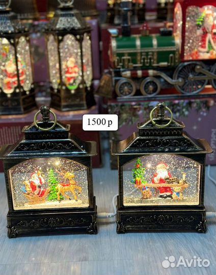 Новогодние музыкальные светильники-фонари