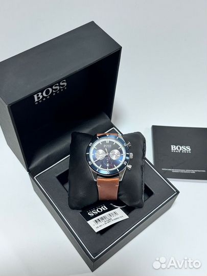 Часы мужские Hugo Boss HB1513860 кожаный ремешок