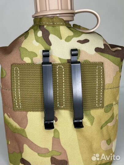 Фляжка с котелком армейская