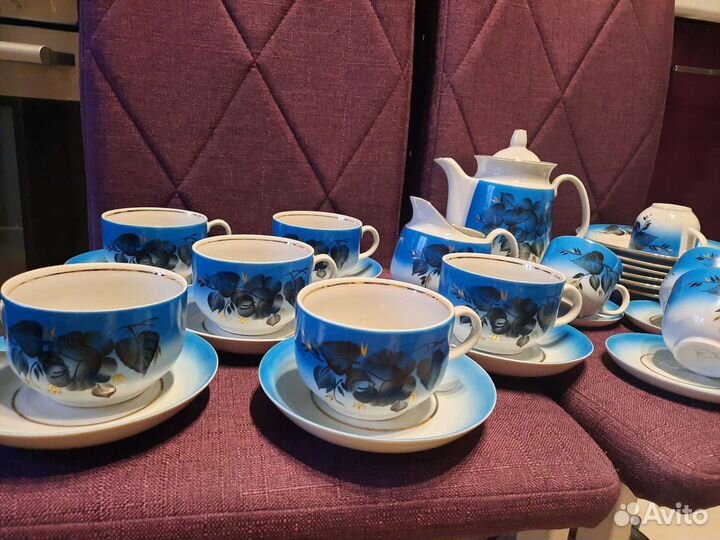 Чайно-кофейный сервиз фарфор
