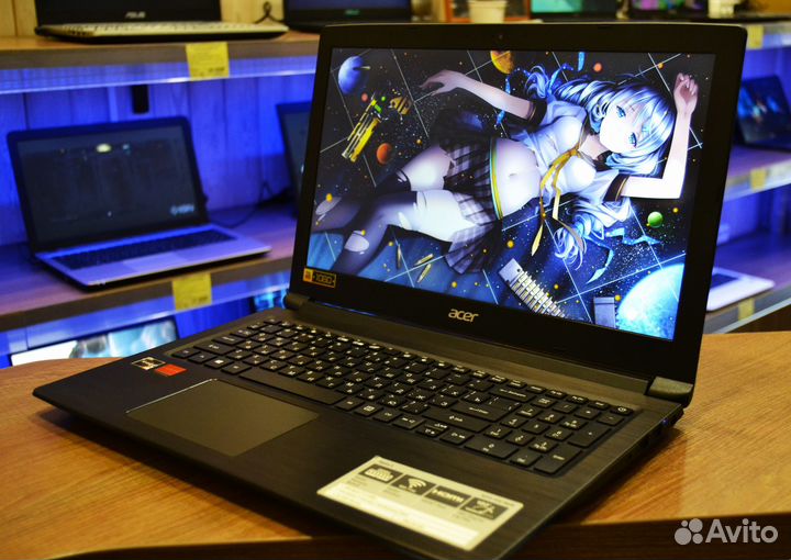 Ноутбук acer Radeon 535 (2гб) / Ryzen 5