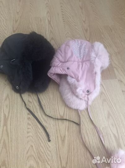 Шапки зимние детские на девочку и на мальчика