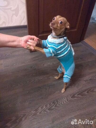 Комбинезон вязанный,ботики в подарок