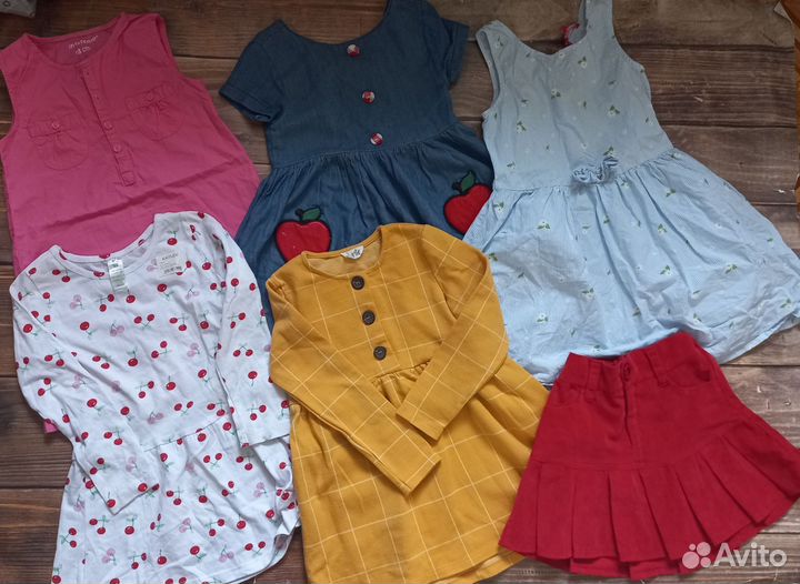 Вещи пакетом 98 и 104 на девочку