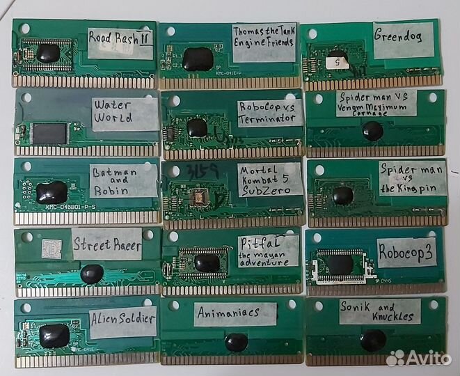 Картриджи sega