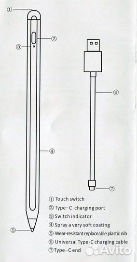 Стилус для планшета. 9 Gen Plus