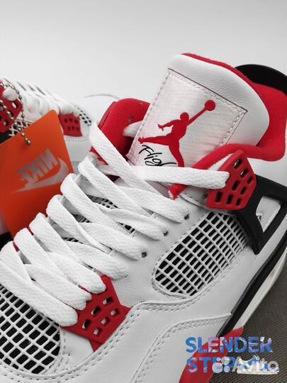 Кроссовки Air Jordan 4 Retro OG Fire Red 2020