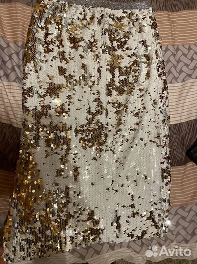 Юбка из пайеток