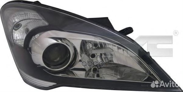 Фара электрорегулировка+корректор 5 дверей темн