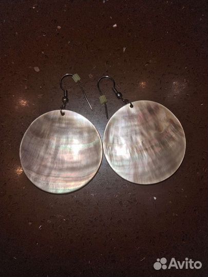 Серьги с перламутром