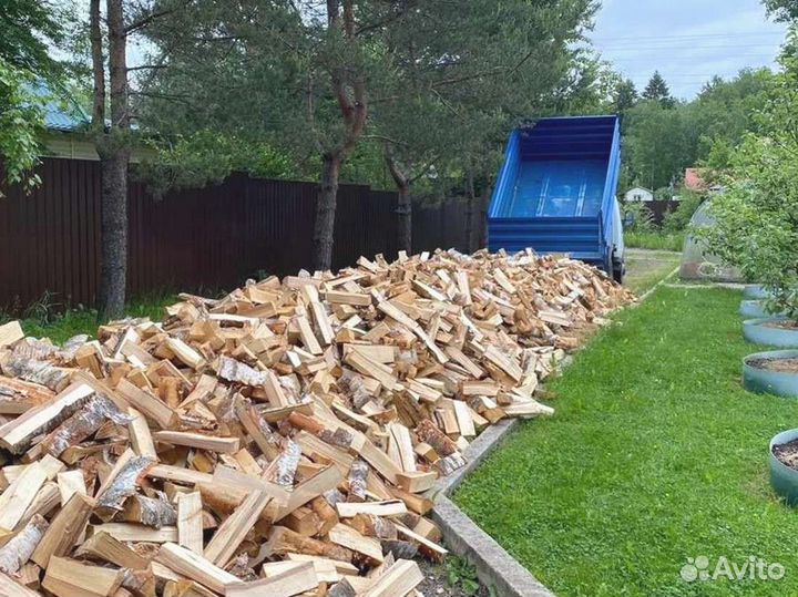 Дрова березовые. Колотые