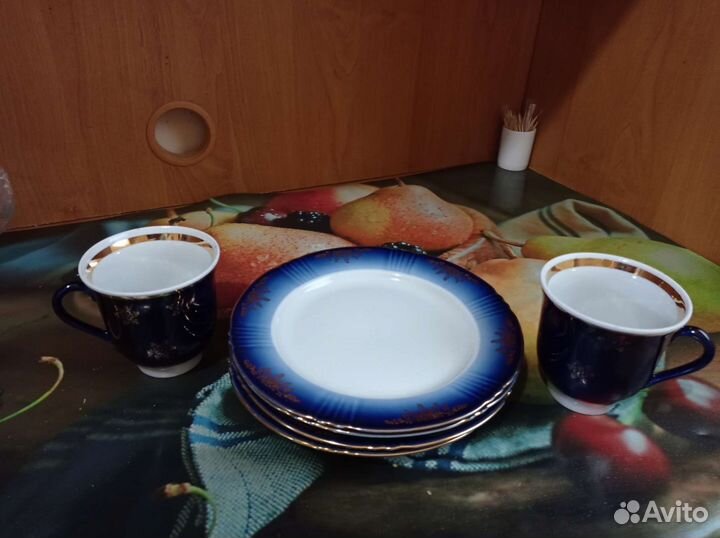 Кобальтовая посуда СССР, цена за всё