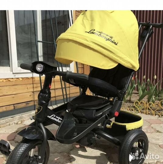 Детский трехколесный велосипед lamborgini