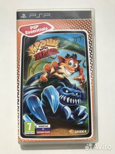 Крэш битва Титанов Crash of the Titans PSP