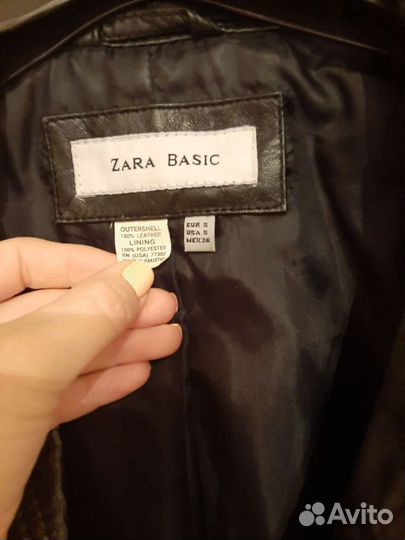 Куртка кожаная женская Zara