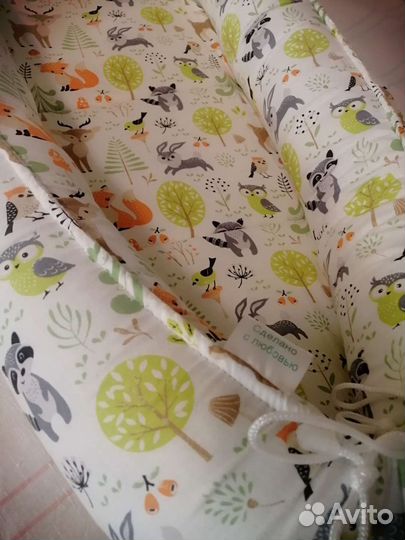 Подушка-позиционер/кокон/гнездо для новорожденных