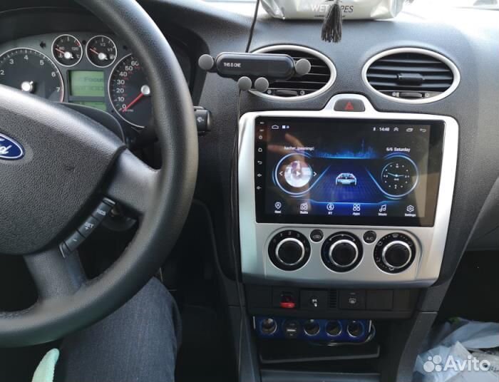 Магнитола Ford Focus 2 климат Android IPS