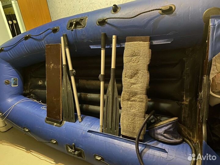 Надувная лодка пвх бу с мотором