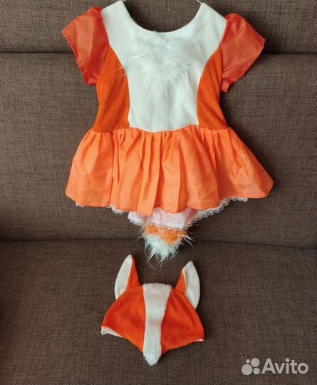 Детский новогодний костюм лисичка