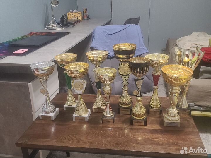 Кубки спортивные по бильярду
