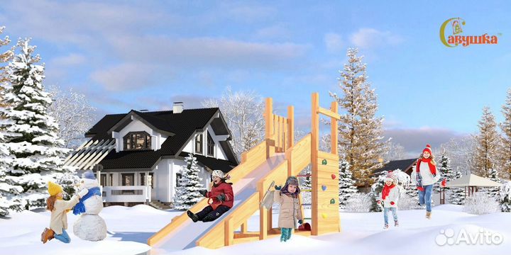 Детская уличная площадка для всей семьи доставка