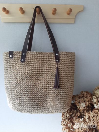 Джутовая сумка