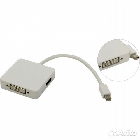 Переходник miniDisplayPort - hdmi / DVI / Dis