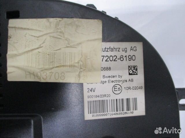 Панель приборов MAN 81272026190