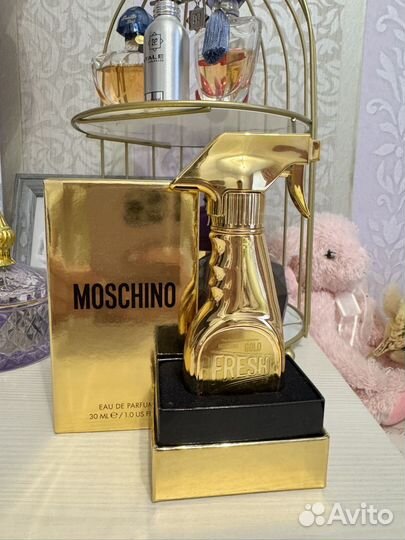 Moschino Fresh gold eau de parfum 30мл. Оригинал