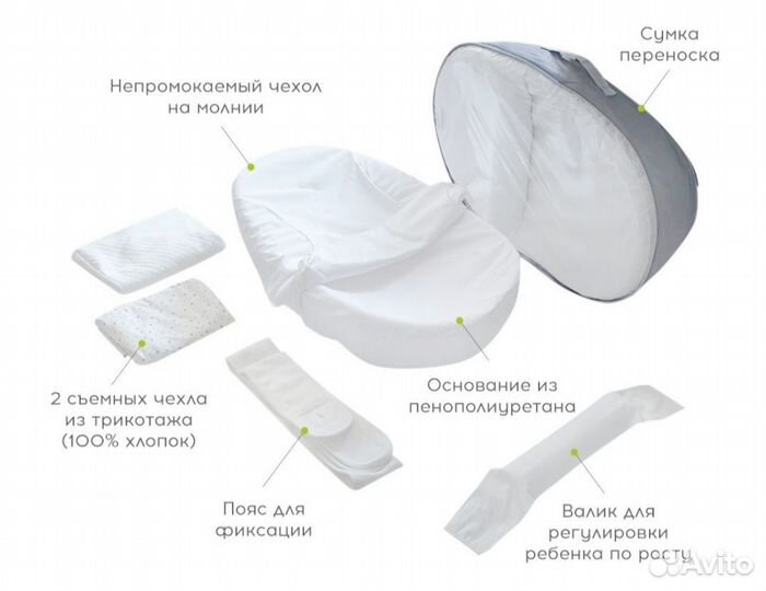 Бортики в кроватку, кокон