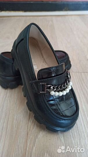 Лоферы для девочки 32 размер