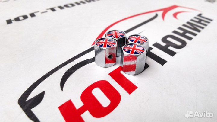 Колпачки на ниппель British flag с анти кражей