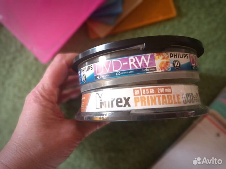 Боксы, конверты, файлы, чистые DVD болванки