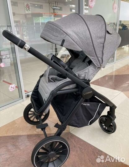 Коляска 3в1 высшего качества Новая (серая)