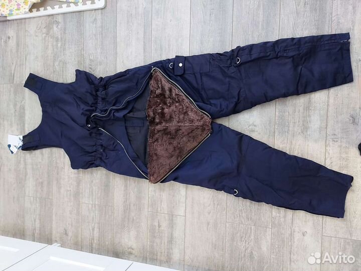 Комбинезон на подкладке из натур. меха