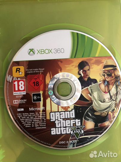 Диски на xbox 360 разные