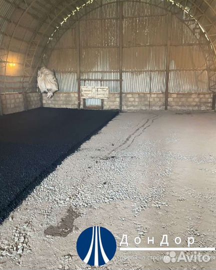Асфальтирование ангаров складов дворов дорог улиц