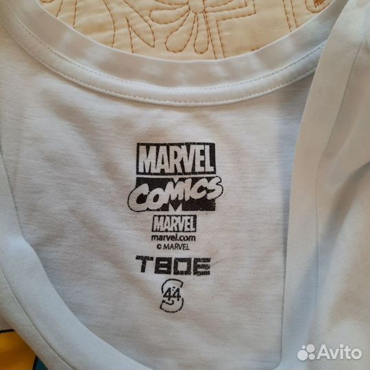 Футболка твое marvel 44 (white)