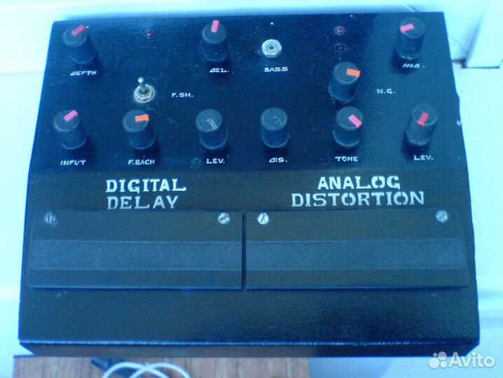 Distortion и Delay (2 в 1) Педали для гитары