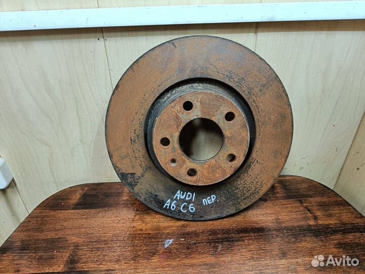 Диск передний тормозной Audi A6 C6